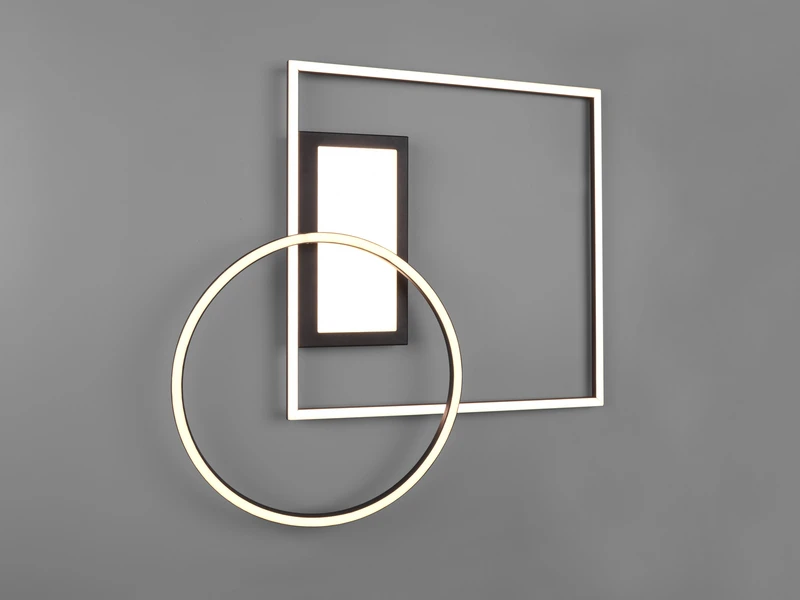 Trio Leuchten Flache LED Deckenleuchte DOWNEY Schwarz Schwenkbar & Dimmbar Mit Fernbedienung 7 Trio Leuchten Flache LED Deckenleuchte DOWNEY Schwarz Schwenkbar & Dimmbar Mit Fernbedienung – Bild 5