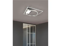 Trio Leuchten Flache LED Deckenleuchte DOWNEY Schwarz Schwenkbar & Dimmbar Mit Fernbedienung -Bestes Beleuchtungs Geschäft flache led deckenleuchte downey schwarz schwenkbar 7