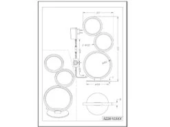 Trio Leuchten Flache LED Ringleuchte RONDO Tischlampe Aus Metall Schwarz Matt -Bestes Beleuchtungs Geschäft flache led ringleuchte rondo tischlampe aus metall 3