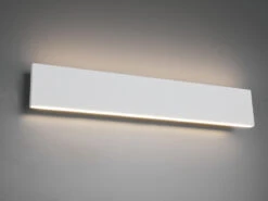 Trio Leuchten Flache LED Wandleuchte 2er Set Up & Down Light Weiß Matt - 3 Stufen Dimmer 47cm -Bestes Beleuchtungs Geschäft flache led wandleuchte 2er set up down light weiss 3