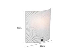 Trio Leuchten Flache Wandleuchte ELISA Mit Glas Lampenschirm Weiß, 20 X 22cm 12 Trio Leuchten Flache Wandleuchte ELISA Mit Glas Lampenschirm Weiß, 20 X 22cm -Bestes Beleuchtungs Geschäft flache wandleuchte elisa mit glas lampenschirm wei 2