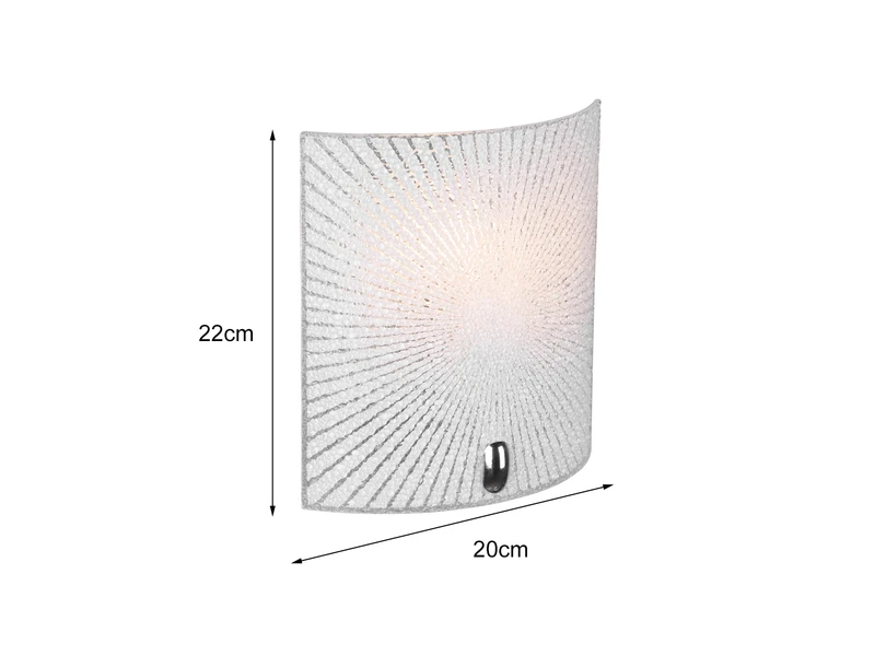 Trio Leuchten Flache Wandleuchte ELISA Mit Glas Lampenschirm Weiß, 20 X 22cm 5 Trio Leuchten Flache Wandleuchte ELISA Mit Glas Lampenschirm Weiß, 20 X 22cm – Bild 3