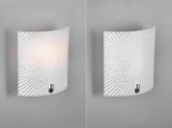 Trio Leuchten Flache Wandleuchte ELISA Mit Glas Lampenschirm Weiß, 20 X 22cm 14 Trio Leuchten Flache Wandleuchte ELISA Mit Glas Lampenschirm Weiß, 20 X 22cm -Bestes Beleuchtungs Geschäft flache wandleuchte elisa mit glas lampenschirm wei 4