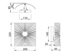 Trio Leuchten Flache Wandleuchte ELISA Mit Glas Lampenschirm Weiß, 20 X 22cm 16 Trio Leuchten Flache Wandleuchte ELISA Mit Glas Lampenschirm Weiß, 20 X 22cm -Bestes Beleuchtungs Geschäft flache wandleuchte elisa mit glas lampenschirm wei 6