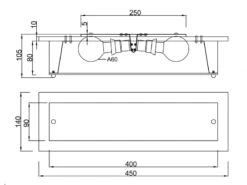 Trio Leuchten Flache Wandleuchte PALI Holzlampe Natur Mit Glasschirm Weiß, 45x14 Cm -Bestes Beleuchtungs Geschäft flache wandleuchte pali holzlampe natur mit glassc 4