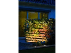 Konstsmide Flacher LED Bodeneinbaustrahler Klares Glas Mit Weißem Rand Ø9,2cm, IP65 -Bestes Beleuchtungs Geschäft flacher led bodeneinbaustrahler klares glas mit we 4