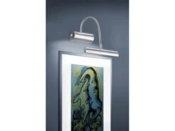 Trio Leuchten Flexible LED Wandleuchte / Bilderleuchte CURTIS Silber Matt, Drehdimmer -Bestes Beleuchtungs Geschäft flexible led wandleuchte bilderleuchte curtis silb 4