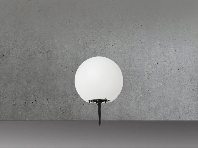 Perel Garten Kugelleuchte Mit Erdspieß & 3m Kabel, IP65 - Ø25cm 5 Perel Garten Kugelleuchte Mit Erdspieß & 3m Kabel, IP65 - Ø25cm – Bild 3