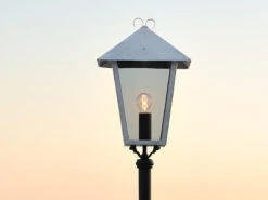 Konstsmide Gartenlaterne / Standleuchte BENU, E27, Galvanisierter Stahl, Höhe 254 Cm -Bestes Beleuchtungs Geschäft gartenlaterne standleuchte benu e27 galvanisierter 3