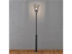 Konstsmide Gartenlaterne / Standleuchte BENU, E27, Galvanisierter Stahl, Höhe 254 Cm -Bestes Beleuchtungs Geschäft gartenlaterne standleuchte benu e27 galvanisierter 4