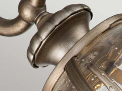 MeineWunschleuchte Große LED Außenwandleuchte Im Jugendstil, Bronze Höhe 58cm -Bestes Beleuchtungs Geschäft grosse led aussenwandleuchte im jugendstil bronze 1 5