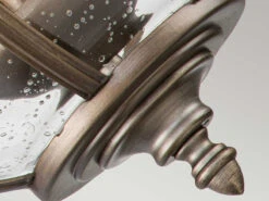 MeineWunschleuchte Große LED Außenwandleuchte Im Jugendstil, Bronze Höhe 58cm -Bestes Beleuchtungs Geschäft grosse led aussenwandleuchte im jugendstil bronze 1 7