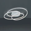 Trio Leuchten Große LED Deckenlampe GALE Ringleuchte Mit Switch Dimmer 60cm Breit Weiß Matt -Bestes Beleuchtungs Geschäft grosse led deckenlampe gale ringleuchte mit switch