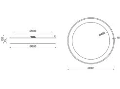 Trio Leuchten Große LED Deckenleuchte GIRONA Schwarz Ø 60 Cm Mit Fernbedienung & Dimmer -Bestes Beleuchtungs Geschäft grosse led deckenleuchte girona schwarz 60 cm mit 1 4