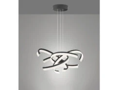 Fischer & Honsel Große LED Pendelleuchte SUND Ø 65 Cm Mit Dimmer & Tunable White -Bestes Beleuchtungs Geschäft grosse led pendelleuchte sund 65 cm mit dimmer tun 3