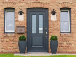 MeineWunschleuchte Große Rustikale LED Außenwandleuchte Aus Aluminium, Höhe 49cm -Bestes Beleuchtungs Geschäft grosse rustikale led aussenwandleuchte aus alumini 4