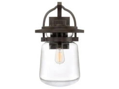 MeineWunschleuchte Große Rustikale LED Außenwandleuchte Aus Aluminium, Höhe 49cm -Bestes Beleuchtungs Geschäft grosse rustikale led aussenwandleuchte aus alumini 5