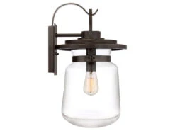 MeineWunschleuchte Große Rustikale LED Außenwandleuchte Aus Aluminium, Höhe 49cm -Bestes Beleuchtungs Geschäft grosse rustikale led aussenwandleuchte aus alumini 6