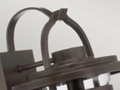 MeineWunschleuchte Große Rustikale LED Außenwandleuchte Aus Aluminium, Höhe 49cm -Bestes Beleuchtungs Geschäft grosse rustikale led aussenwandleuchte aus alumini 7