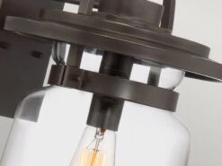 MeineWunschleuchte Große Rustikale LED Außenwandleuchte Aus Aluminium, Höhe 49cm -Bestes Beleuchtungs Geschäft grosse rustikale led aussenwandleuchte aus alumini 8