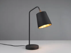 MeineWunschleuchte Große Tischleuchte Spot Schwenkbar, Metall & Stoffschirm Schwarz/Gold, Höhe 45cm 16 MeineWunschleuchte Große Tischleuchte Spot Schwenkbar, Metall & Stoffschirm Schwarz/Gold, Höhe 45cm -Bestes Beleuchtungs Geschäft grosse tischleuchte spot schwenkbar metall stoffsc 2