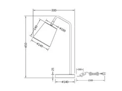 MeineWunschleuchte Große Tischleuchte Spot Schwenkbar, Metall & Stoffschirm Schwarz/Gold, Höhe 45cm 23 MeineWunschleuchte Große Tischleuchte Spot Schwenkbar, Metall & Stoffschirm Schwarz/Gold, Höhe 45cm -Bestes Beleuchtungs Geschäft grosse tischleuchte spot schwenkbar metall stoffsc 9