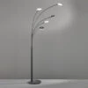 Fischer & Honsel Große XXL LED Bogenlampe DENT Dimmbar Design Schwarz - Höhe 225cm -Bestes Beleuchtungs Geschäft grosse xxl led bogenlampe dent dimmbar design schw