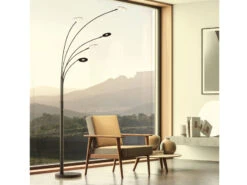 Fischer & Honsel Große XXL LED Bogenlampe DENT Dimmbar Design Schwarz - Höhe 225cm 10 Fischer & Honsel Große XXL LED Bogenlampe DENT Dimmbar Design Schwarz - Höhe 225cm -Bestes Beleuchtungs Geschäft grosse xxl led bogenlampe dent dimmbar design schw 3