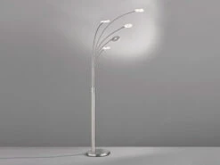 Fischer & Honsel Große XXL LED Bogenlampe DENT Dimmbar Design Silber - Höhe 225cm 9 Fischer & Honsel Große XXL LED Bogenlampe DENT Dimmbar Design Silber - Höhe 225cm -Bestes Beleuchtungs Geschäft grosse xxl led bogenlampe dent dimmbar design silb 2