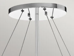 KICHLER Großer Kronleuchter PIPER 6-flammig Mit Filigranem Kristallglas Chrom 92cm Breit -Bestes Beleuchtungs Geschäft grosser kronleuchter piper 6 flammig mit filigrane 30