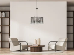 KICHLER Großer Kronleuchter PIPER 6-flammig Mit Filigranem Kristall Glas Braun, Ø 61,6cm -Bestes Beleuchtungs Geschäft grosser kronleuchter piper 6 flammig mit filigrane 5