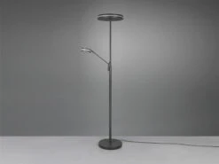 Trio Leuchten Großer LED Deckenfluter FRANKLIN Mit Lesearm, Höhe 181cm, Anthrazit 23 Trio Leuchten Großer LED Deckenfluter FRANKLIN Mit Lesearm, Höhe 181cm, Anthrazit -Bestes Beleuchtungs Geschäft grosser led deckenfluter franklin mit lesearm hoeh 8