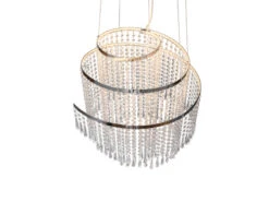 Reality Leuchten Großer LED Kronleuchter POMP Mit Acryl Kristallbehang Und Fernbedienung Ø 48cm -Bestes Beleuchtungs Geschäft grosser led kronleuchter pomp mit acryl kristallbe 5