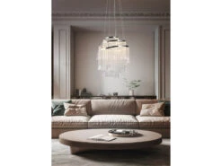 Reality Leuchten Großer LED Kronleuchter POMP Mit Acryl Kristallbehang Und Fernbedienung Ø 48cm -Bestes Beleuchtungs Geschäft grosser led kronleuchter pomp mit acryl kristallbe 7