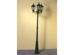 Konstsmide Grüne Gartenlaterne FIRENZE, Aluminium, Inkl. Pfahl Und Fundament -Bestes Beleuchtungs Geschäft gruene gartenlaterne firenze aluminium inkl pfahl 1 2