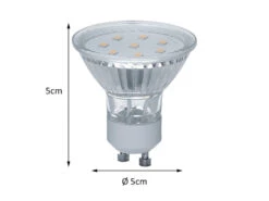 Reality Leuchten GU10 LED 5er SET, 3 Watt 250 Lumen 3000 Kelvin Warmweiß, Ø5cm - Nicht Dimmbar 11 Reality Leuchten GU10 LED 5er SET, 3 Watt 250 Lumen 3000 Kelvin Warmweiß, Ø5cm - Nicht Dimmbar -Bestes Beleuchtungs Geschäft gu10 led 5er set 3 watt 250 lumen 3000 kelvin warm 2