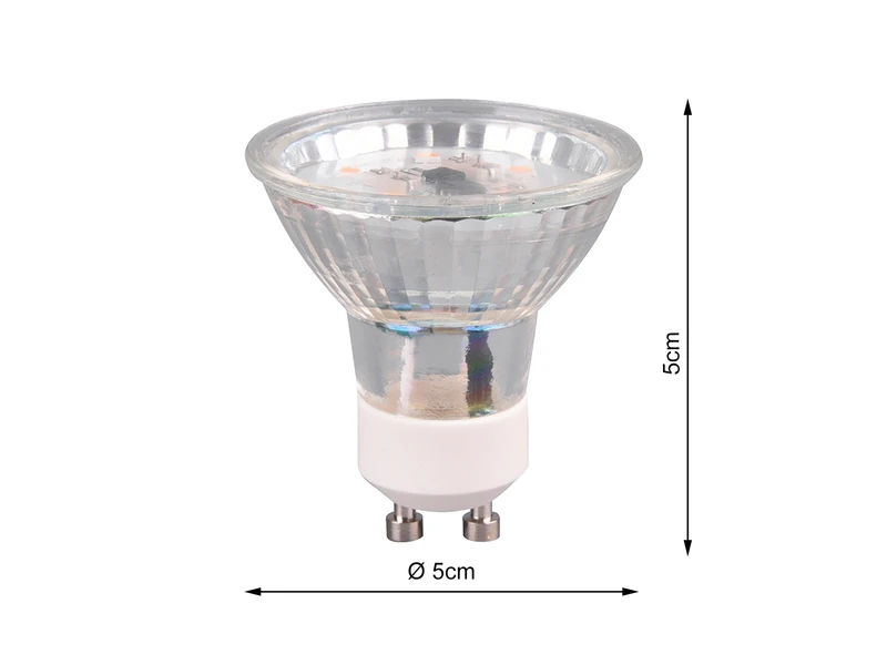 Trio Leuchten GU10 LED Stiftsockel 3er SET - 3 Watt, 250 Lumen, Warmweiß - Nicht Dimmbar 4 Trio Leuchten GU10 LED Stiftsockel 3er SET - 3 Watt, 250 Lumen, Warmweiß - Nicht Dimmbar – Bild 2