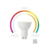 Perel GU10 LED WIFI, 4,9 Watt 350 Lumen, 2700-6500 Kelvin, RGB, Ø5cm Per App Steuerbar -Bestes Beleuchtungs Geschäft gu10 led wifi 49 watt 350 lumen 2700 6500 kelvin r