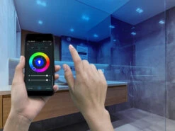 Perel GU10 LED WIFI, 4,9 Watt 350 Lumen, 2700-6500 Kelvin, RGB, Ø5cm Per App Steuerbar -Bestes Beleuchtungs Geschäft gu10 led wifi 49 watt 350 lumen 2700 6500 kelvin r 4