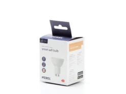 Perel GU10 LED WIFI, 4,9 Watt 350 Lumen, 2700-6500 Kelvin, RGB, Ø5cm Per App Steuerbar -Bestes Beleuchtungs Geschäft gu10 led wifi 49 watt 350 lumen 2700 6500 kelvin r 6