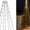 Konstsmide Hängende LED Christbaum Lichterkette 240 Bernsteinfarbene LED´s - "Baummantel" -Bestes Beleuchtungs Geschäft haengende led christbaum lichterkette 240 bernstei