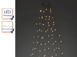 Konstsmide Hängende LED Christbaum Lichterkette 400 Bernsteinfarbene LED´s - "Baummantel" -Bestes Beleuchtungs Geschäft haengende led christbaum lichterkette 400 bernstei 2