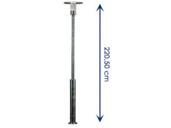 Konstsmide High Power LED Mastleuchte MODE, Vandalismus Geschützt, 3000K, Galv. Stahl -Bestes Beleuchtungs Geschäft high power led mastleuchte mode vandalismus geschu 2