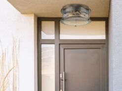 KICHLER Industrial Deckenleuchte ASHLAND BAY Für Innen & Außen, Bronze Ø30,5cm -Bestes Beleuchtungs Geschäft industrial deckenleuchte ashland bay fuer innen au 14