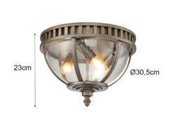 KICHLER Jugendstil Deckenleuchte HALLERON Für Innen & Außen, Bronze Ø30,5cm 15 KICHLER Jugendstil Deckenleuchte HALLERON Für Innen & Außen, Bronze Ø30,5cm -Bestes Beleuchtungs Geschäft jugendstil deckenleuchte halleron fuer innen ausse 10