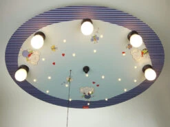 Niermann Kinder Deckenleuchte Mit Bunten Elefanten Zugschalter Für LED-Schlummerlicht -Bestes Beleuchtungs Geschäft kinder deckenleuchte mit bunten elefanten zugschal 3