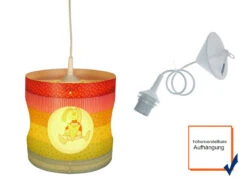 Niermann Kinder Hängelampe Motiv RABBIT Lampenschirm Drehend Mit LED – Tolle Lichteffekte -Bestes Beleuchtungs Geschäft kinder haengelampe motiv rabbit lampenschirm drehe 2