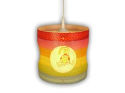 Niermann Kinder Hängelampe Motiv RABBIT Lampenschirm Drehend Mit LED – Tolle Lichteffekte