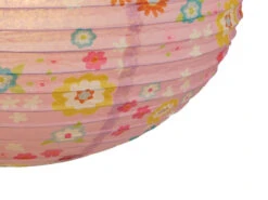 Niermann Kinder Papierlampe BLÜMCHEN Muster Lampenschirm Ø40cm Mit Aufhängung & LED Licht -Bestes Beleuchtungs Geschäft kinder papierlampe bluemchen muster lampenschirm 4 2