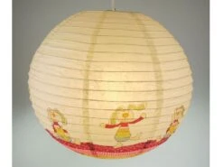 Niermann Kinder Papierlampe RABBIT Motiv Lampenschirm Ø40cm Mit Aufhängung & LED Licht -Bestes Beleuchtungs Geschäft kinder papierlampe rabbit motiv lampenschirm 40cm 1 7